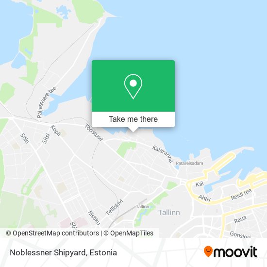 Noblessner Shipyard map