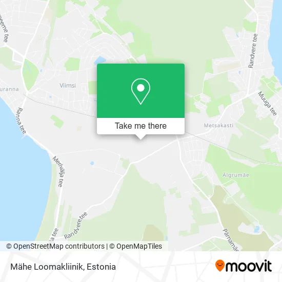 Карта Mähe Loomakliinik