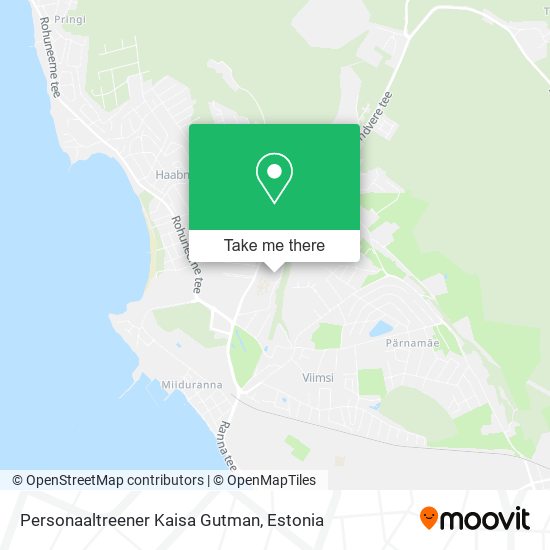 Personaaltreener Kaisa Gutman map