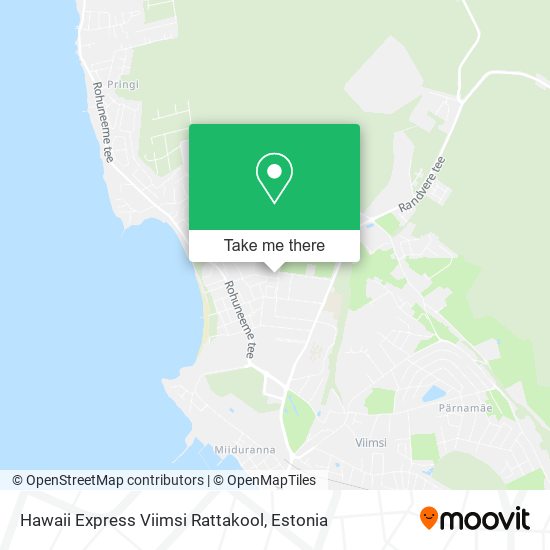 Hawaii Express Viimsi Rattakool map