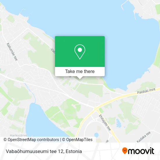 Карта Vabaõhumuuseumi tee 12