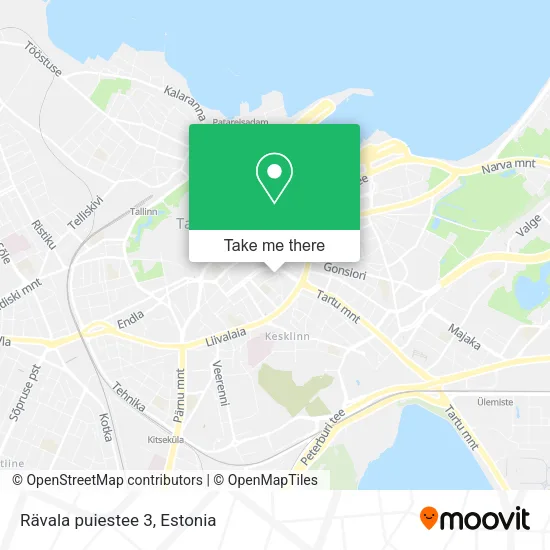 Rävala puiestee 3 map