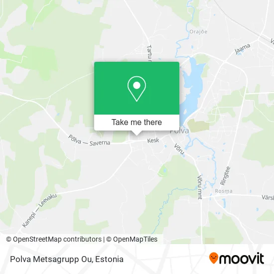 Карта Polva Metsagrupp Ou