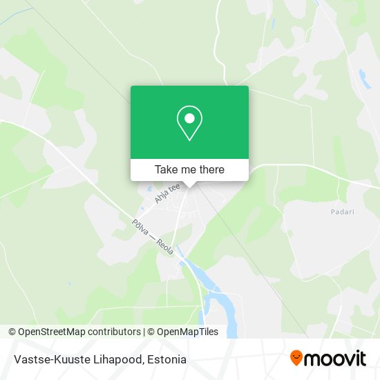 Vastse-Kuuste Lihapood map