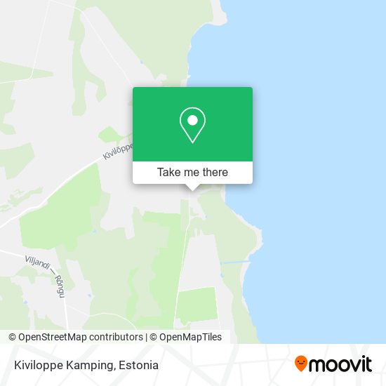 Kiviloppe Kamping map