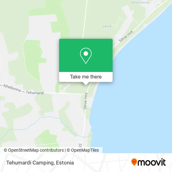 Карта Tehumardi Camping
