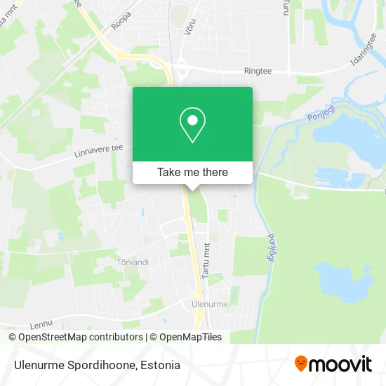 Карта Ulenurme Spordihoone
