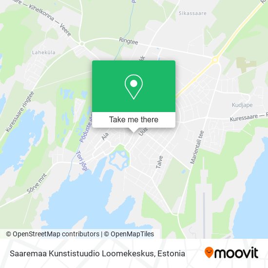 Карта Saaremaa Kunstistuudio Loomekeskus