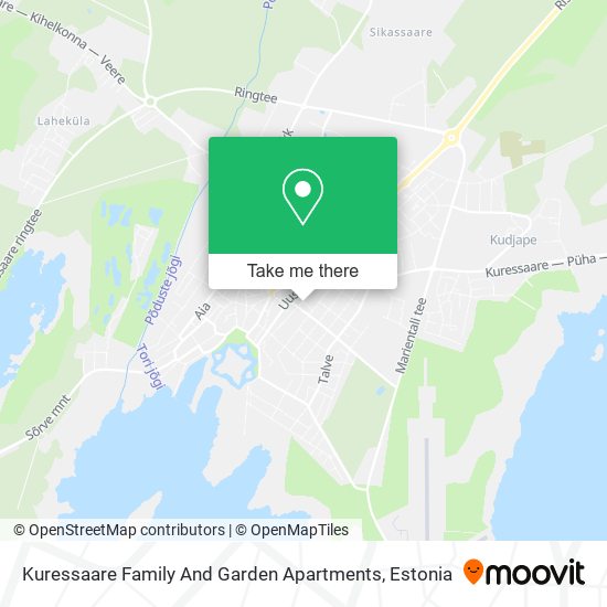 Kuressaare Family And Garden Apartments map