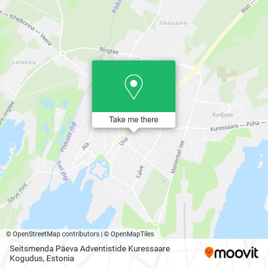 Seitsmenda Päeva Adventistide Kuressaare Kogudus map