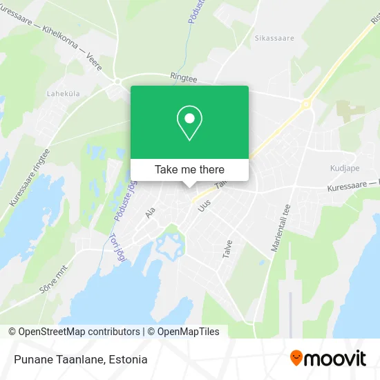 Карта Punane Taanlane