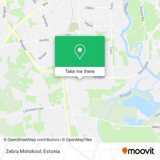 Zebra Motokool map