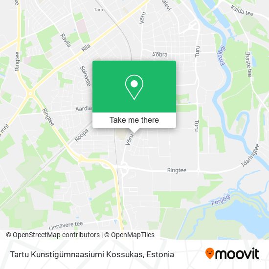 Tartu Kunstigümnaasiumi Kossukas map
