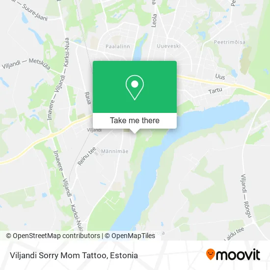 Viljandi Sorry Mom Tattoo map