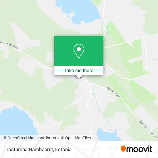 Карта Tostamaa Hambaarst