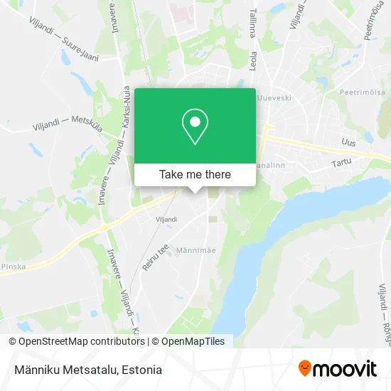 Карта Männiku Metsatalu