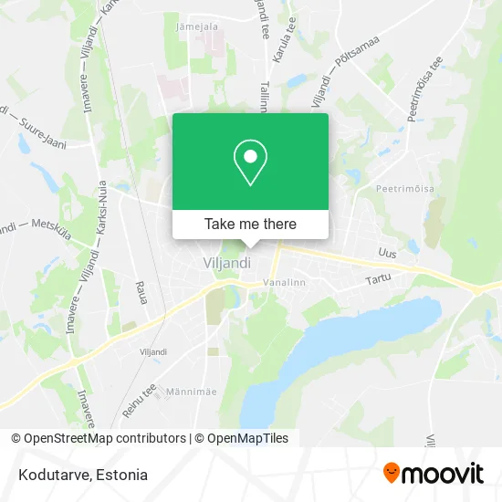 Карта Kodutarve