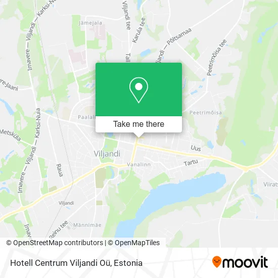 Hotell Centrum Viljandi Oü map