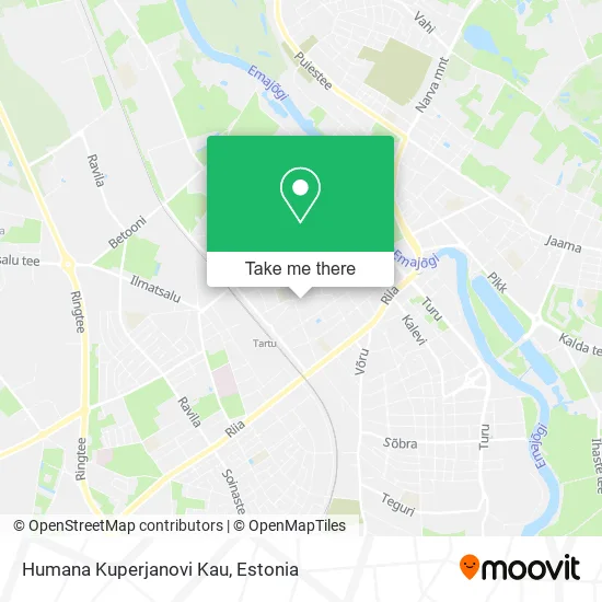 Карта Humana Kuperjanovi Kau