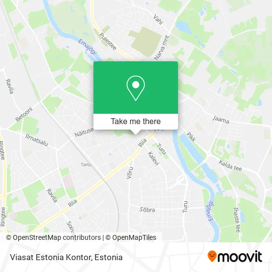 Viasat Estonia Kontor map