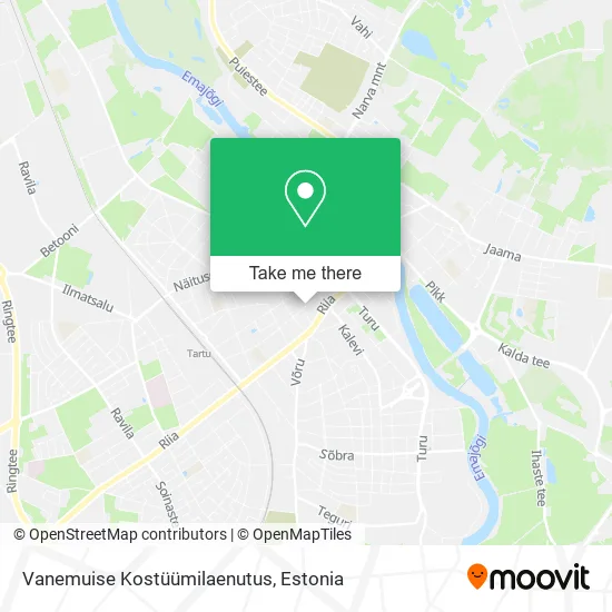 Vanemuise Kostüümilaenutus map