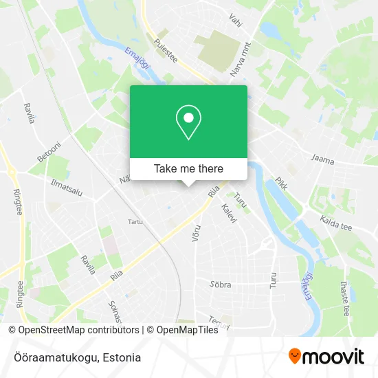 Карта Ööraamatukogu