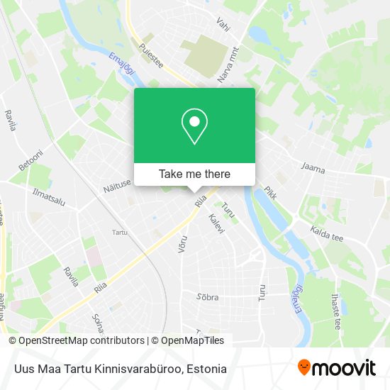 Uus Maa Tartu Kinnisvarabüroo map