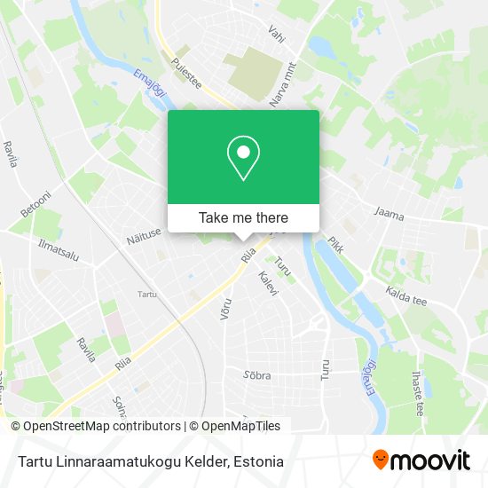 Карта Tartu Linnaraamatukogu Kelder