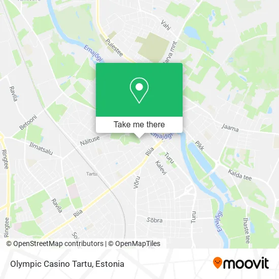 Карта Olympic Casino Tartu