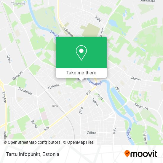 Карта Tartu Infopunkt