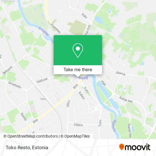 Карта Toko Resto