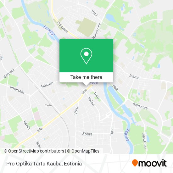 Pro Optika Tartu Kauba map