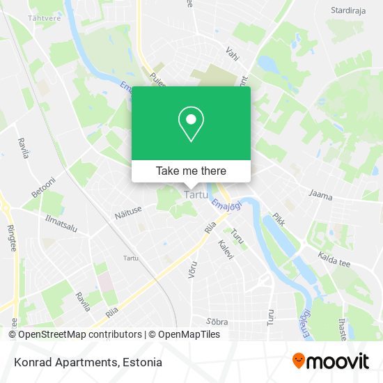 Konrad Apartments map