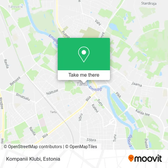 Карта Kompanii Klubi