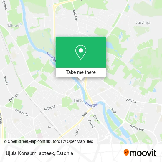 Карта Ujula Konsumi apteek