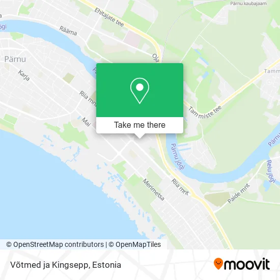 Карта Võtmed ja Kingsepp
