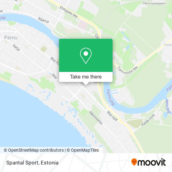 Spantal Sport map