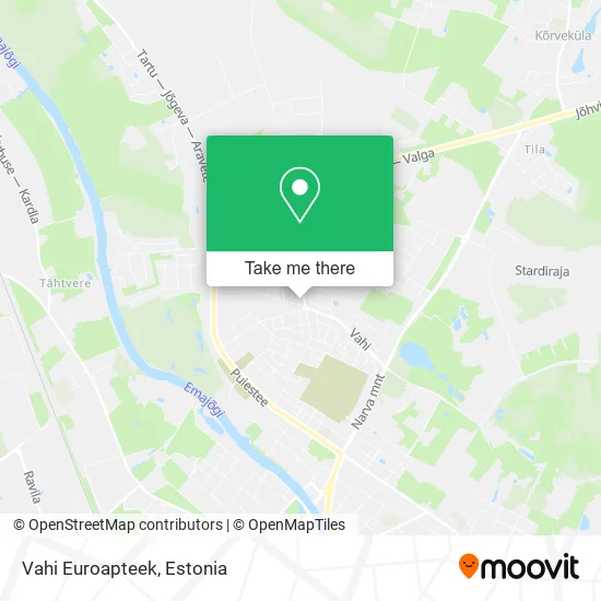 Карта Vahi Euroapteek