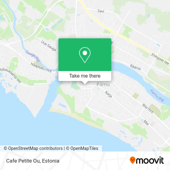 Карта Cafe Petite Ou