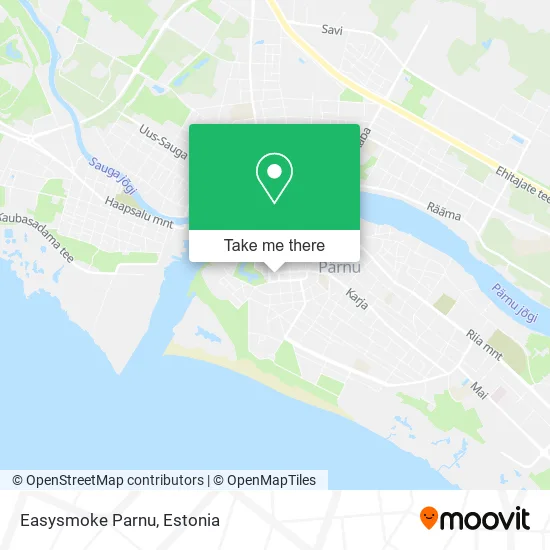 Карта Easysmoke Parnu