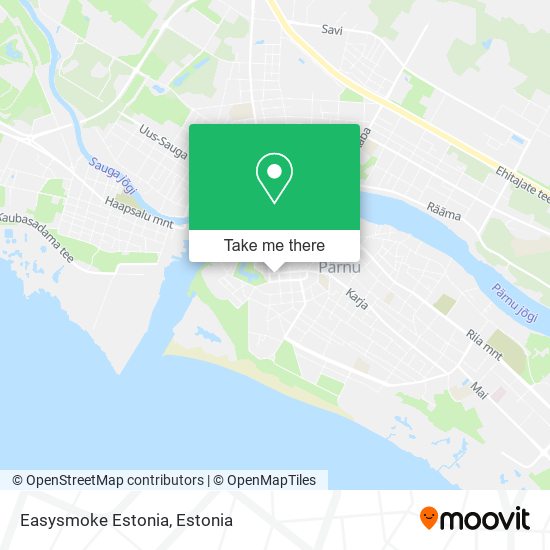 Easysmoke Estonia map