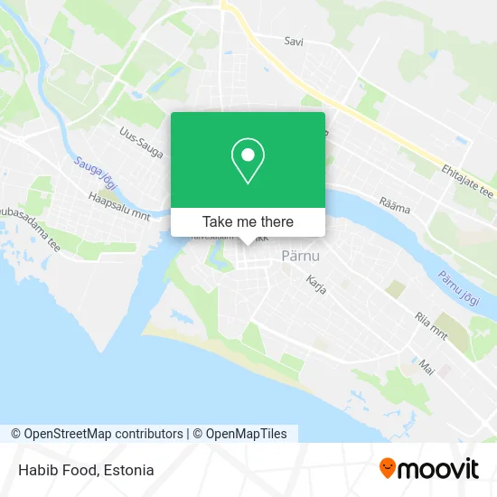 Карта Habib Food