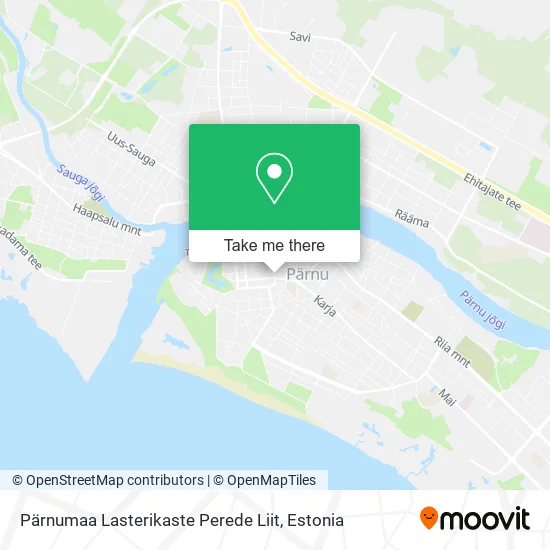 Карта Pärnumaa Lasterikaste Perede Liit
