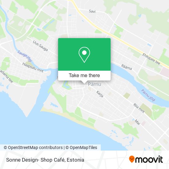Sonne Design- Shop Café map