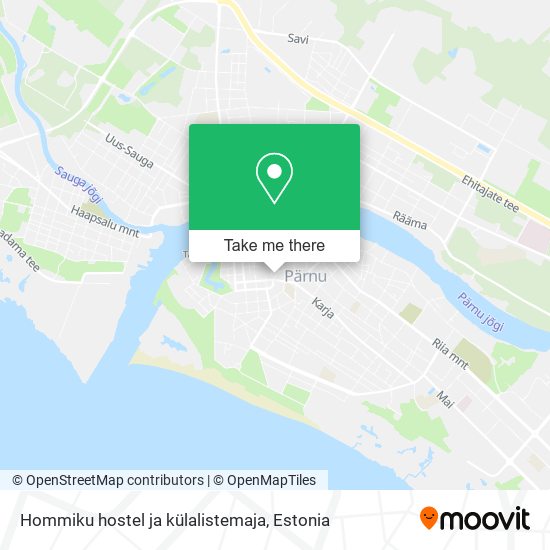 Hommiku hostel ja külalistemaja map