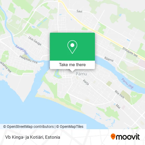Карта Vb Kinga- ja Kotiäri