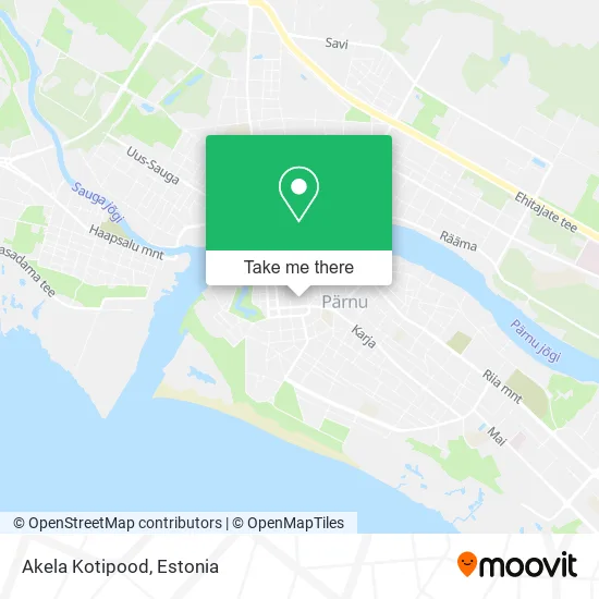 Карта Akela Kotipood