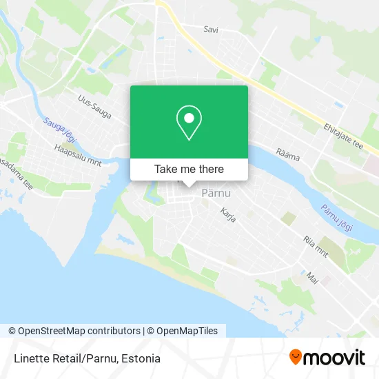 Linette Retail/Parnu map