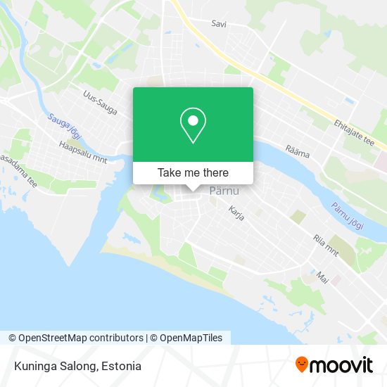 Kuninga Salong map