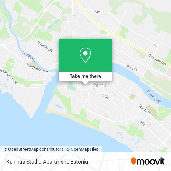 Kuninga Studio Apartment map